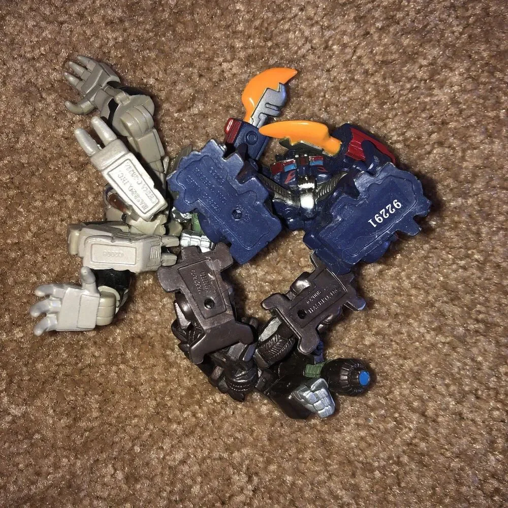 Lot Of 3 Transformers Robot Heroes Ironhide Optimus Prime Starscream Figures